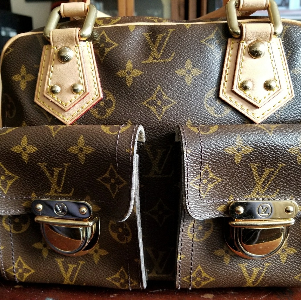 Authentic Louis Vuitton Manhattan Handbag